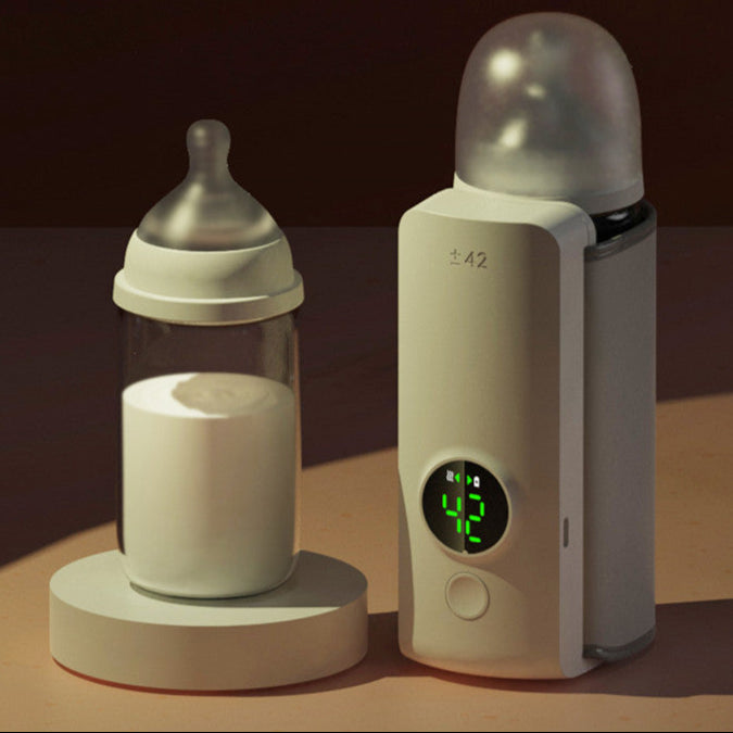 Portable USB baby bottle warmer with smart temperature control